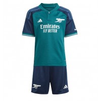 Dětský fotbalový dres Arsenal William Saliba #2 2023-24 Třetí Krátký Rukáv (+ trenýrky)